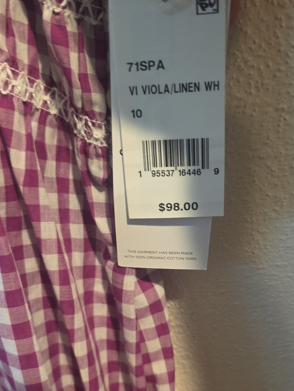 NWT French Connection Gingham Checked Sundress - Picture 5 of 7